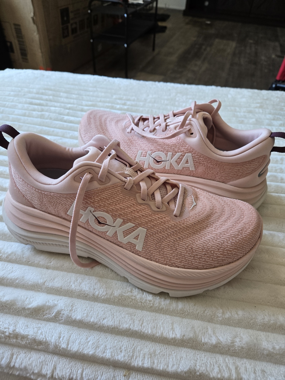 Hoka Pink Women's Athletic Running Shoes